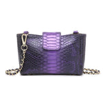 Crocodile shoulder bag