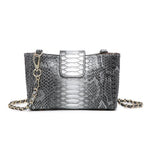 Crocodile shoulder bag