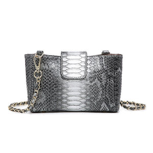 Crocodile shoulder bag