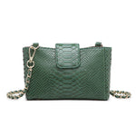 Crocodile shoulder bag