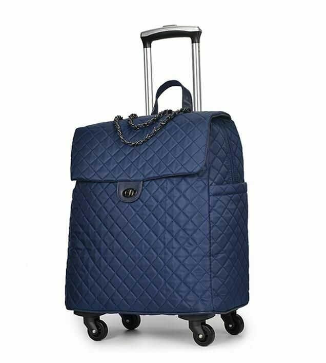 Brand Women Wheeled Luggage bag Cabin travel Trolley