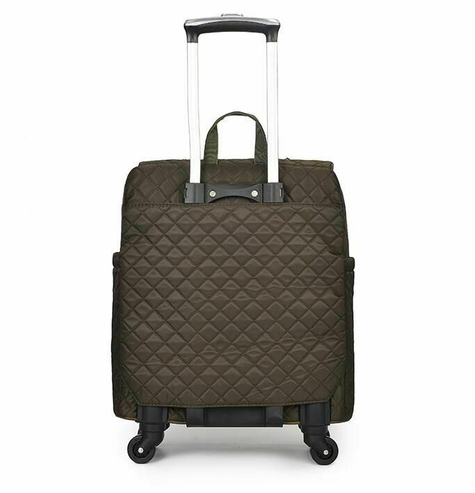 Brand Women Wheeled Luggage bag Cabin travel Trolley