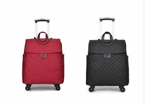 Brand Women Wheeled Luggage bag Cabin travel Trolley